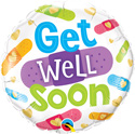 18C GET WELL SOON BANDAGES (PKG)