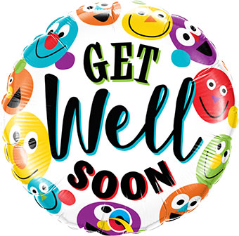 18C GET WELL SOON SMILEYS (PKG)(D) sale