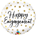 18C HAPPY ENGAGEMENT GOLD DOTS (PKG)