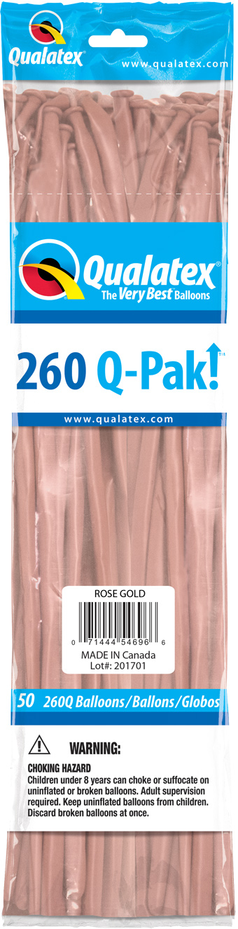 260Q-PAK ROSE GOLD NOZZLES UP