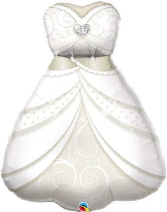 LRG SHP BRIDE'S WEDDING DRESS 38 (D) sale