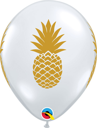 11C PINEAPPLE DIAMOND CLEAR WITH GOLD INK (BAG 50)(D) sale