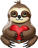 LRG SHP SLOTH HUGGING HEART 39 (D) sale