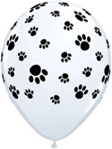 11C PAW PRINTS ARD ON WHITE (BAG 50)