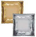 LRG SHP GOLD/SILVER SQUARED 24 (PKG)