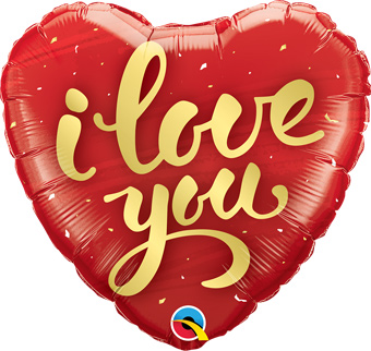 18H I LOVE YOU GOLD SCRIPT (PKG)(D)