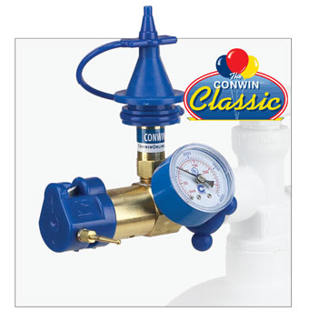 INFLATOR W/GAUGE & PUSH VALVE