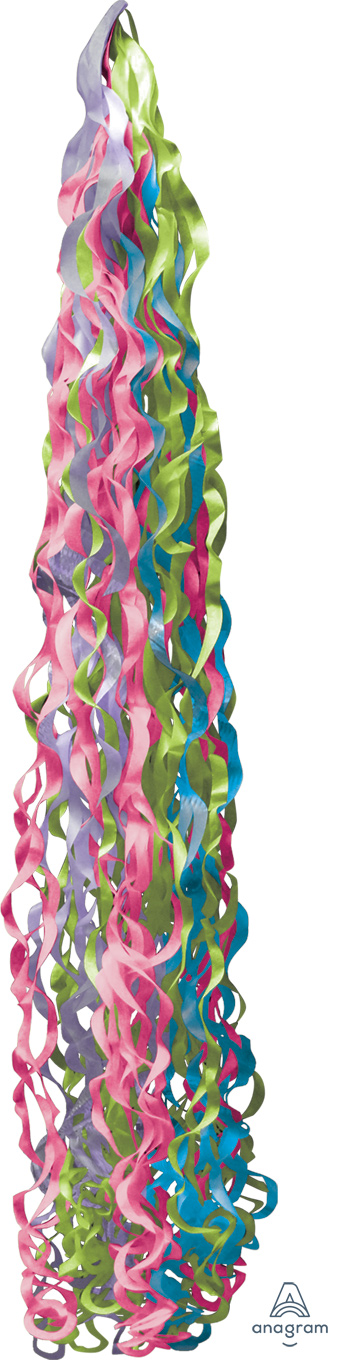 TWIRLZ TISSUE TAIL JEWEL TONES MEDIUM (SOLD IN 5'S)(PKG)