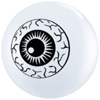 5C EYEBALL (BLOODSHOT) TOPPRINT WHITE (BAG100)