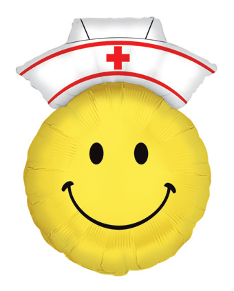 LRG SHP NURSE SMILEY 28 (SOLD IN 5'S)