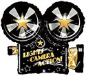 LRG SHP MOVIE LIGHTS CAMERA ACTION 32