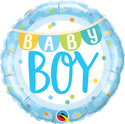 18C BABY BOY BANNER & DOTS (PKG)