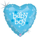 18C BABY BOY HEART (HOLOGRAPHIC)(PKG)(D) sale