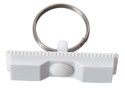 MAGNET - 5LB PULL SINGLE RING WHITE (BAG20)