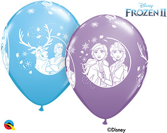 11C DISNEY FROZEN 2 ASST PALE BLUE & SPRING LILAC (25CT)