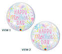 BUBBLE 22C HAPPY MOTHER'S DAY FLORAL PASTEL (PKG)