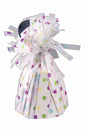 WEIGHT SMALL PASTEL POLKA DOTS 170 GRAMS (PK12)