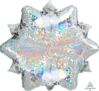 18SHP WHITE SNOWFLAKE (HOLO)