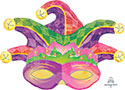 LRG SHP MARDI GRAS MASK 31 (PKG)(D) sale