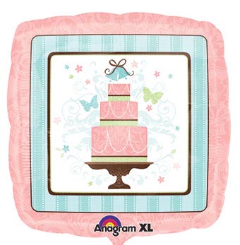 18SQ BLUSHING BRIDE PINK CAKE (D) sale