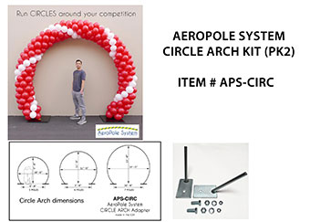 AEROPOLE SYSTEM CIRCLE ARCH KIT (PK2)