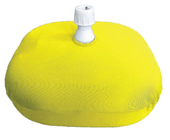 BASE COVER SPANDEX YELLOW - 1 PAIR