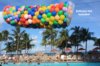 BALLOON DROP NET SYSTEM (PRESTRUNG FOR 500 9 OR 250 11)