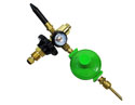 REGULATOR DUAL INFLATOR (FOIL & LATEX) W/GAUGE & AUTO OFF