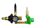 REGULATOR DUAL INFLATOR (FOIL & LATEX) W/GAUGE & AUTO OFF