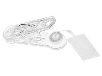 WEIGHT CLIP-N-SPOOL W/RIBBON CLEAR 16 GRAM (BAG 50)