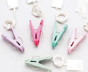 WEIGHT CLIP-N-WEIGHT W/4' RIBBON PASTEL 8 GRAM (BAG 100)