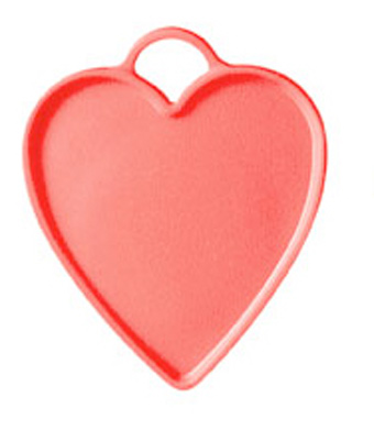 WEIGHT RED HEARTS 8 GRAM