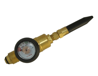 ECONOMY INFLATOR - LATEX TILT VALVE ONLY WITH GAUGE (EC1G)