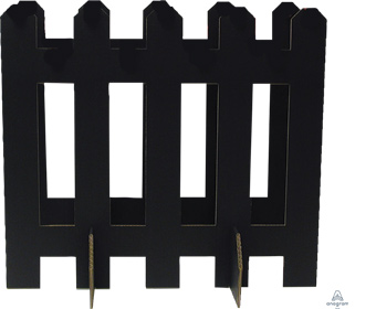 DISPLAY BLACK PICKET FENCE (D) sale