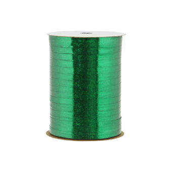 HOLOGRAPHIC EMERALD RIBBON 3/16 100 YDS