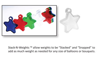 WEIGHT STACK-N-WEIGHT CLEAR 16 GRAM (BAG 25)