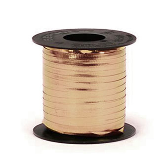 RIBBON METALLIC TONE ROSE GOLD 3/16 250 YDS