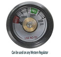 GAUGE FOR WESTWINDS REGULATOR, 1/8 WITH PROTECTIVE COVER